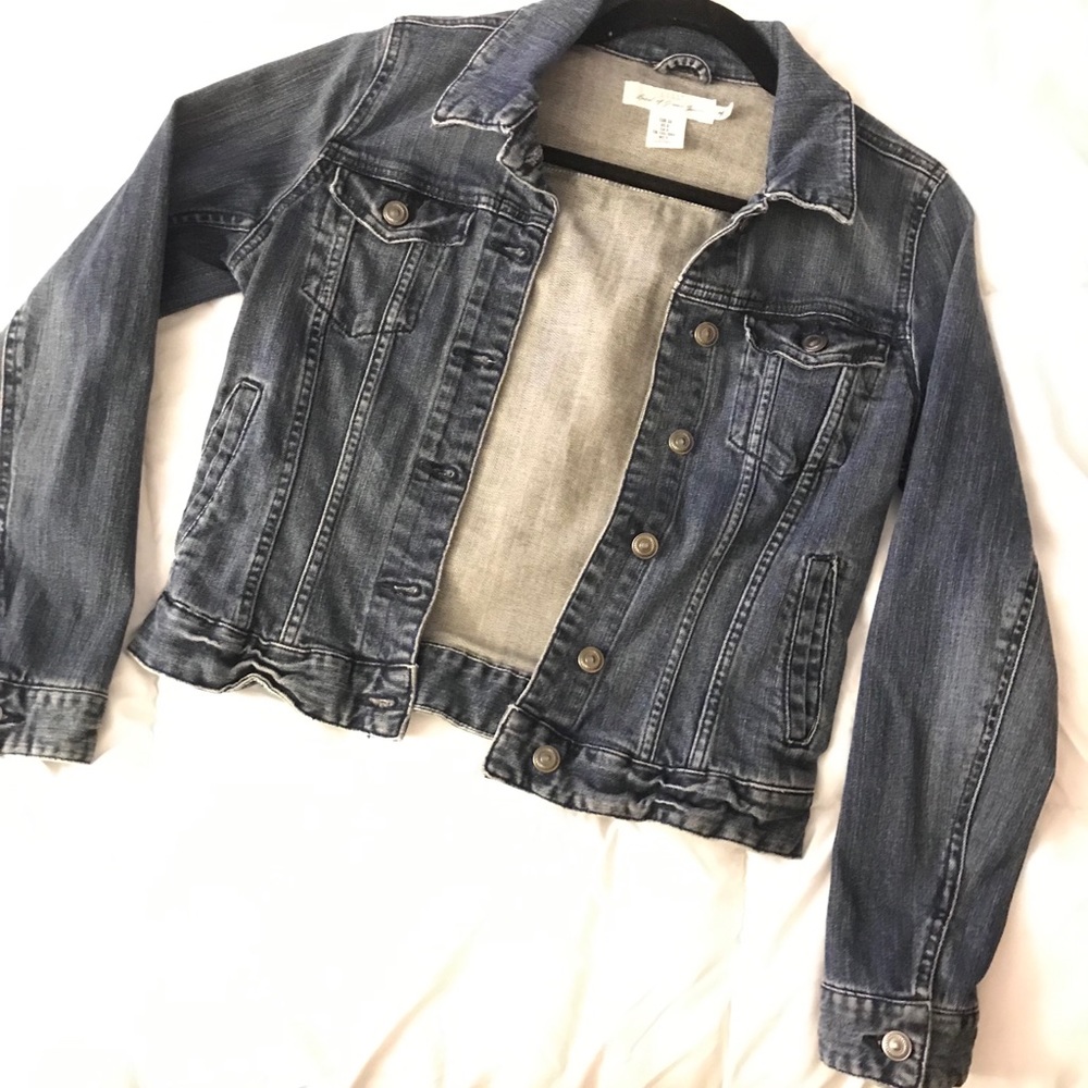 Fitted Jean Jacket - H&M wash blue US 8